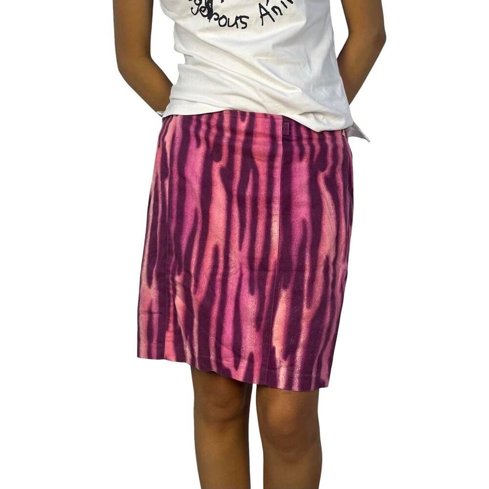 Versace Jeans Couture Purple and Pink Skirt